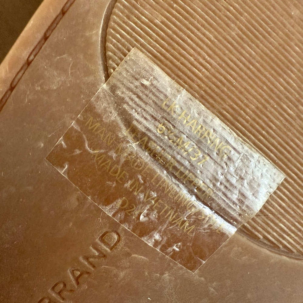 Lucky Brand Harping Brown Tan Nubuck Two Way Casual Flats - Picture 13 of 13